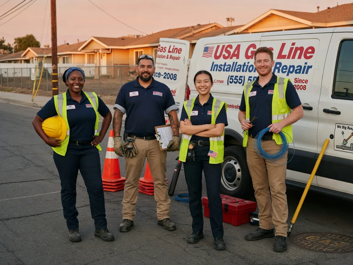 Gas Line Installation company in Luana, IA